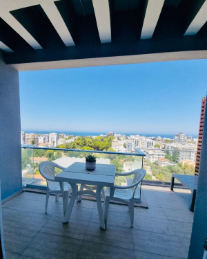 Girne / Deniz manzaralı 2+1 KAVANİUM Havuzlu rezidans