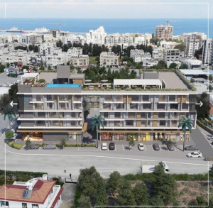 Girne / Çarşı Merkezi 1+0 Blue Palm havuzlu Rezidans