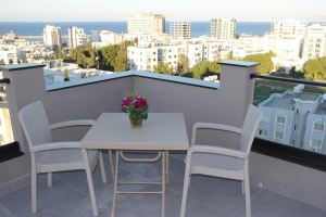 Girne / Deniz Manzaralı Penthouse Rezidans 2+1 daire